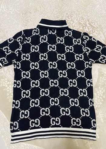 Gucci Desenli Kısa Kollu Polo Tişört - Görsel 5