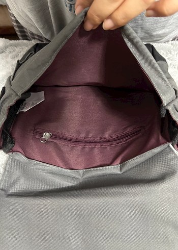 Gri Fermuarlı Erkek Omuz Çantası - Görsel 4