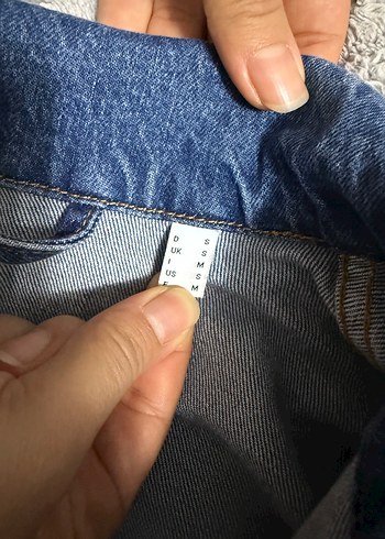 Mavi Düğmeli Kadın Denim Ceket - Görsel 5