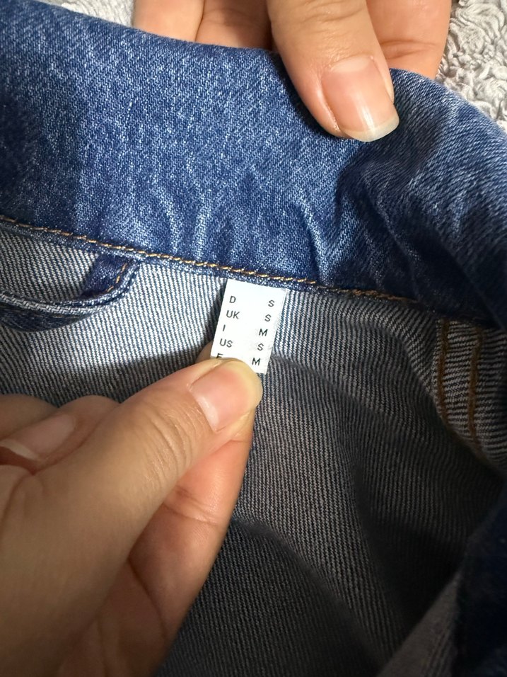 Mavi Düğmeli Kadın Denim Ceket - Görsel 5