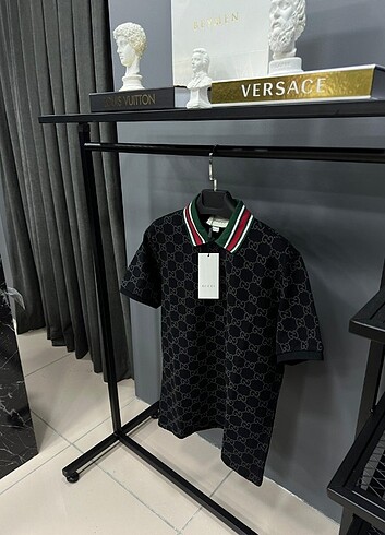 Gucci Detay Baskılı Polo Yaka T-Shirt 