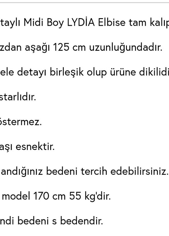 Kurdele detaylı midi boy elbise - Görsel 3