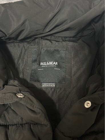 s Beden siyah Renk siyah pull bear mont