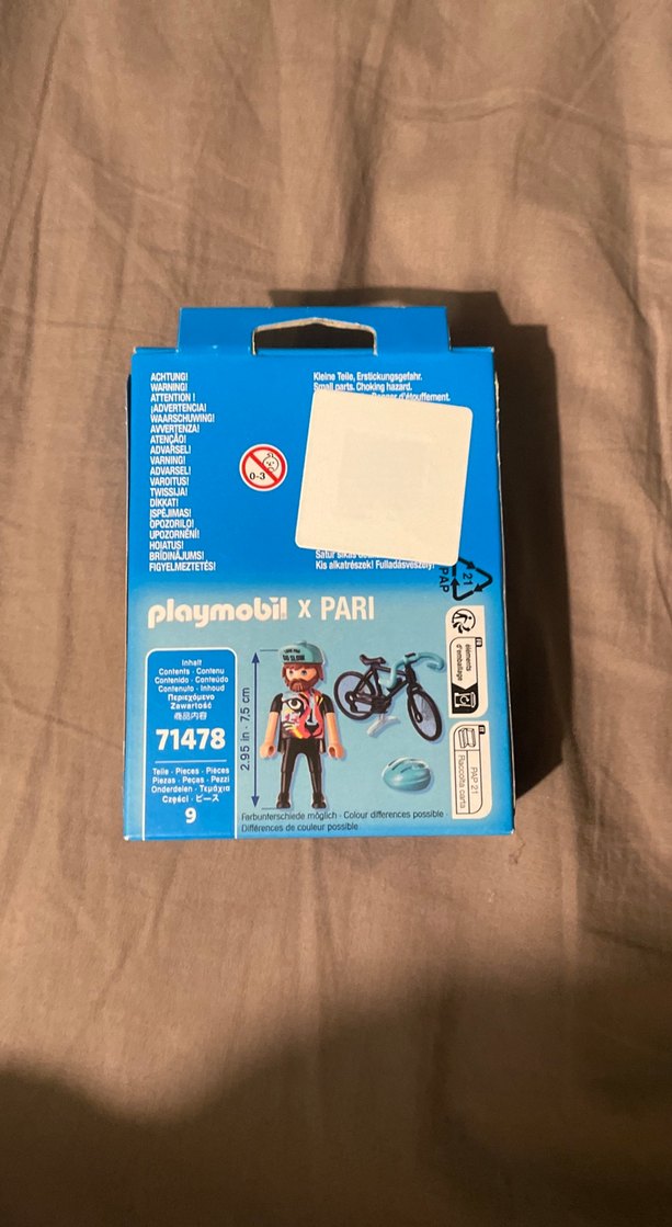 Playmobil Bisikletli Aksiyon Figürü 71478 - Görsel 2