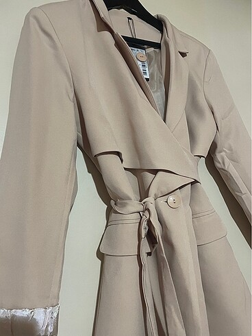 Bağlamalı blazer ceket