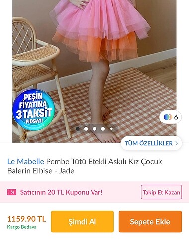 24-36 Ay Beden pembe Renk Parti elbisesi 3 yaş
