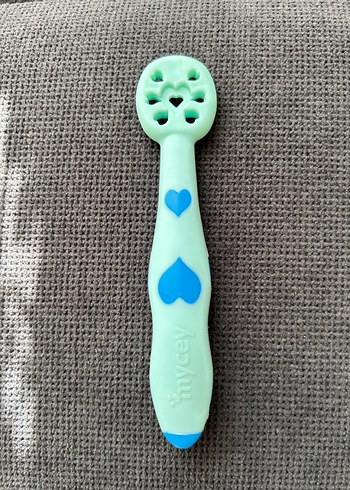 Turkuaz Pastel Çocuk Kaşığı - Görsel 3