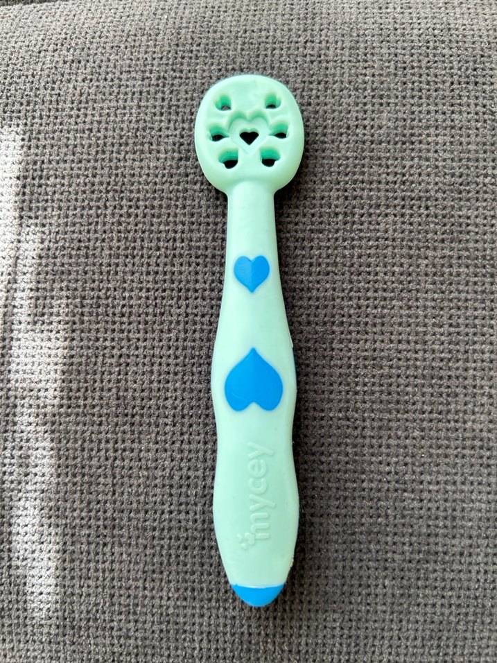 Turkuaz Pastel Çocuk Kaşığı - Görsel 3