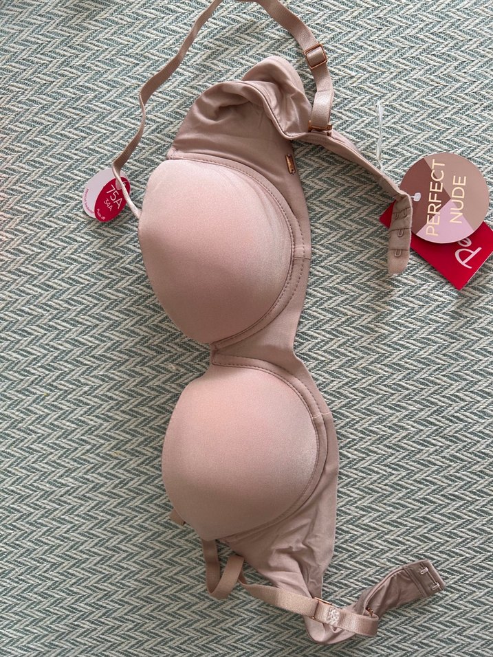 Bej Düz Desen Normcore Sütyen - Görsel 2