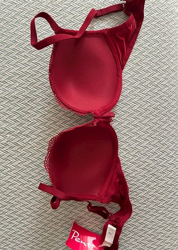 Bordo Desenli Bohem Sütyen - Görsel 3