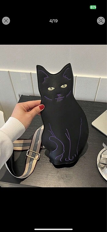 Zara Gotik kedi çanta