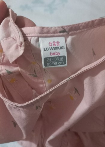 Kız Çocuk Pembe Kolsuz Elbise(24-36 ay) - Görsel 3