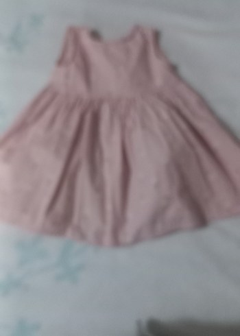 Kız Çocuk Pembe Kolsuz Elbise(24-36 ay) - Görsel 2