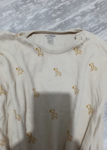 Baskılı Bej Bebek İçlik - Görsel 2