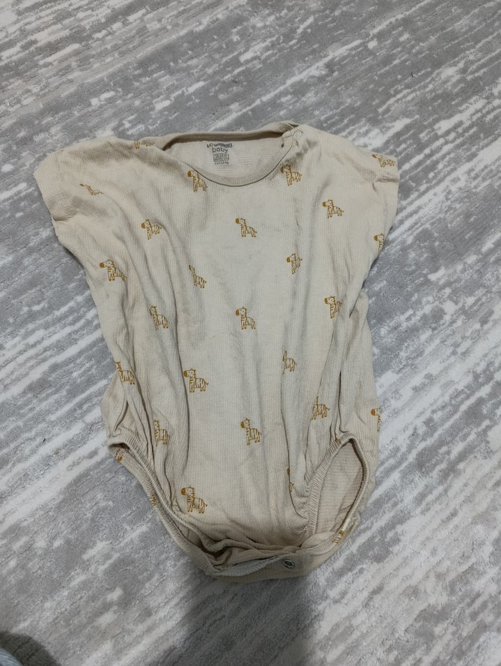 Baskılı Bej Bebek İçlik - Görsel 3