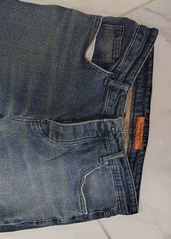 Erkek Mavi Denim Regular Fit Günlük Kot Pantolon - Görsel 3