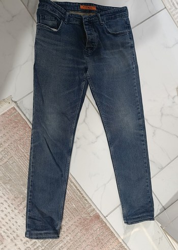 Erkek Mavi Denim Regular Fit Günlük Kot Pantolon - Görsel 2