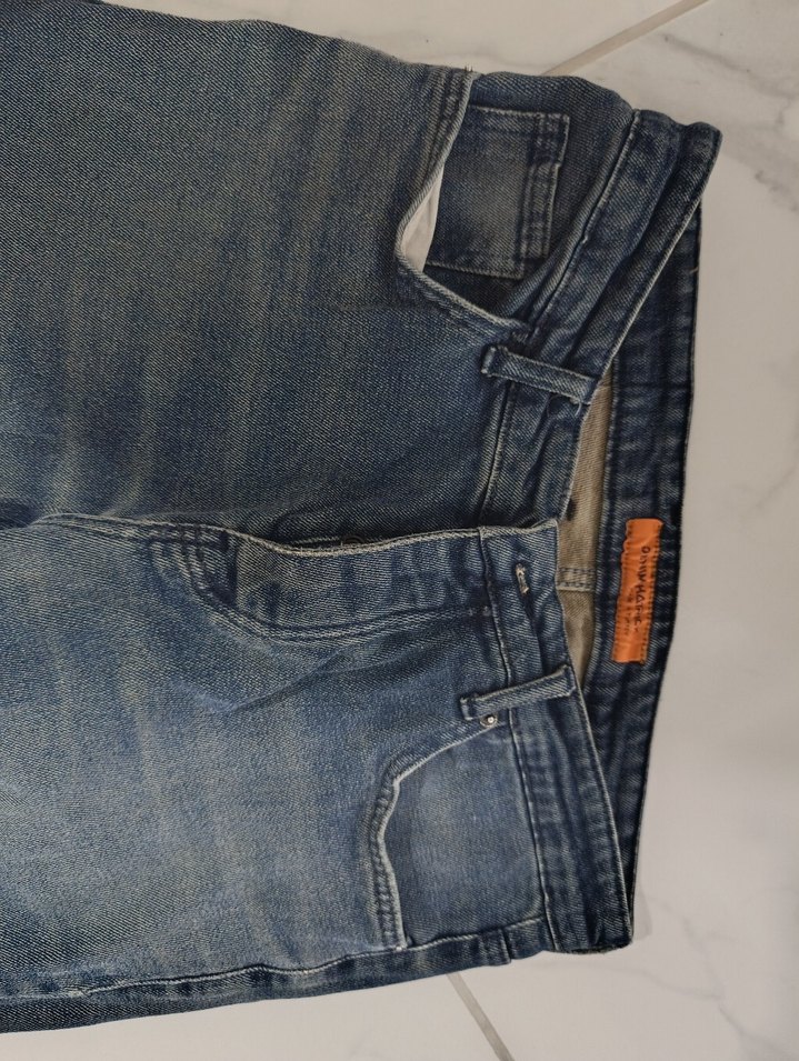 Erkek Mavi Denim Regular Fit Günlük Kot Pantolon - Görsel 3