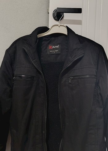 AVR Siyah Fermuarlı Erkek Ceket - Görsel 2