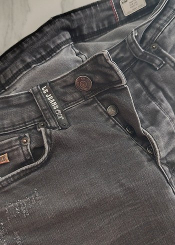 Siyah erkek Regular Fit Sokak Tarzı Jean - Görsel 2