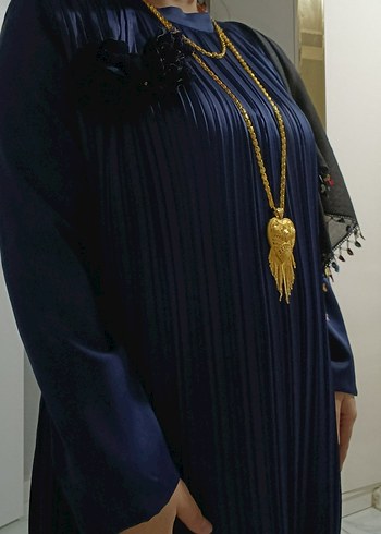 Piliseli Lacivert Tunik - Görsel 3