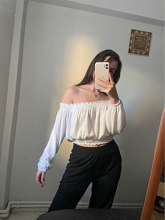 Lastikli bluz