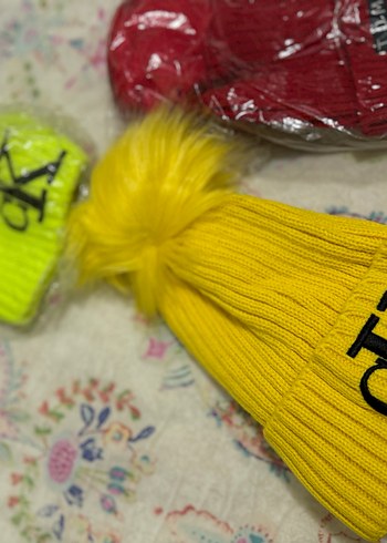 Çocuk Renkli Street Wear Bere Seti - Görsel 2