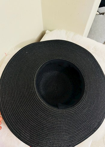 İncili  Siyah Kadın şapka - Görsel 4