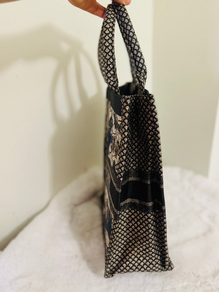 Christian Dior Baskılı Mavi Kadın Çanta - Görsel 2