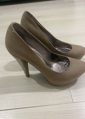 Vizon topuklu ayakkabı - Görsel 3