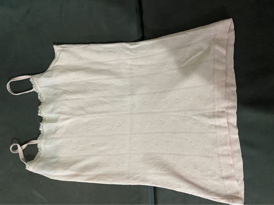 Toz pembe ipli bluz - Görsel 2