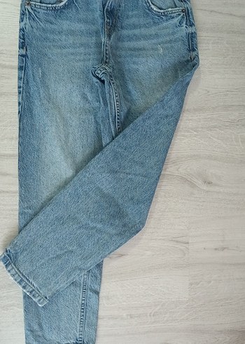Düğmeli Mavi erkek çocuk Denim Pantolon