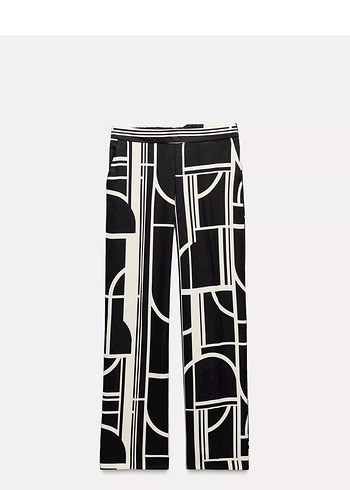 Zara Desenli Pantolon