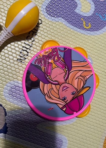 Renkli Sarı Marakas ve Tef Çocuk Oyuncağı - Görsel 3