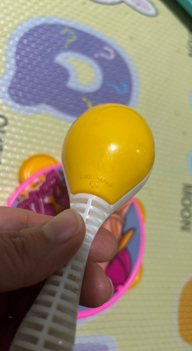 Renkli Sarı Marakas ve Tef Çocuk Oyuncağı - Görsel 2