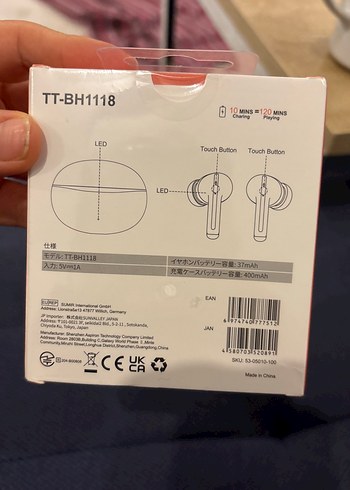 Taotronics Beyaz True Wireless Kulaklık - Görsel 3