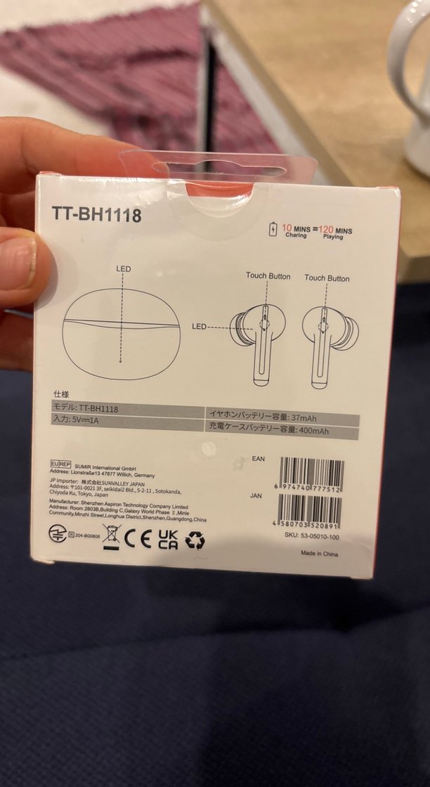 Taotronics Beyaz True Wireless Kulaklık - Görsel 3
