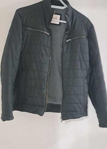 Siyah erkek mont  - Görsel 5