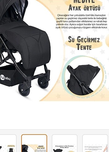 4baby kabin boy bebek arabasi - Görsel 3