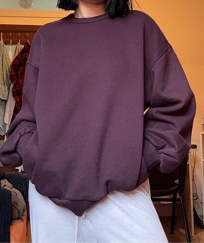 Bershka bordo sweatshirt