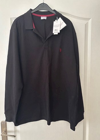 Siyah Uzun Kollu Polo Tişört