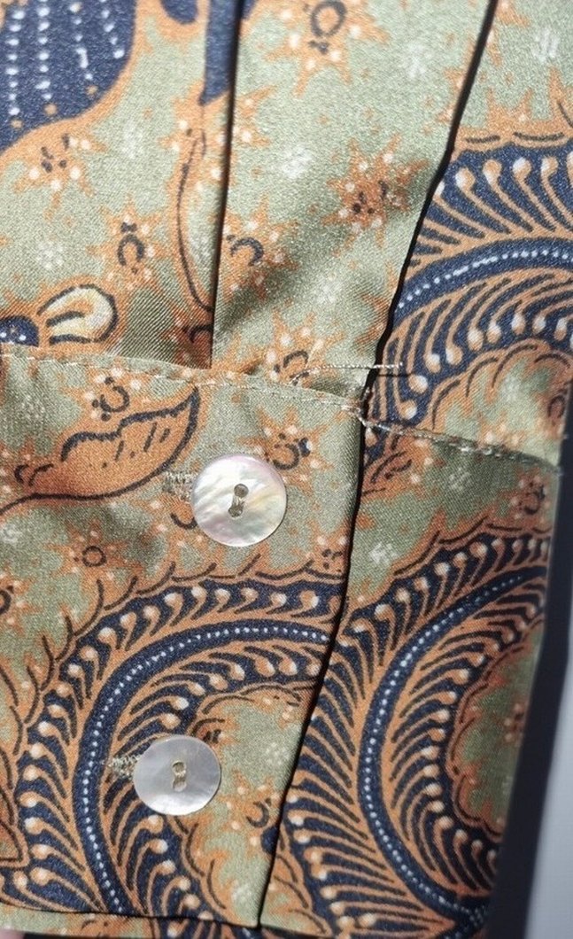 Zara Düğmeli Uzun Kollu Kahverengi Desenli Kadın Gömlek - Görsel 5