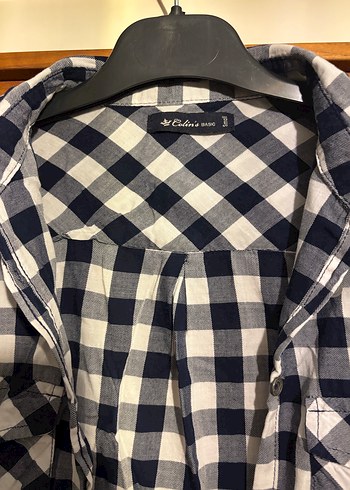 Colins Düğmeli Uzun Kollu Kareli Kadın Gömlek - Görsel 2