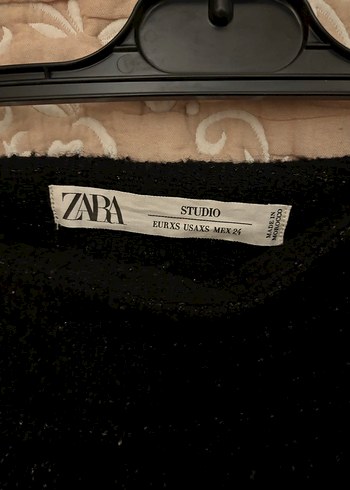 Zara Fırfırlı Siyah Bohem Midi Kadın Etek - Görsel 8