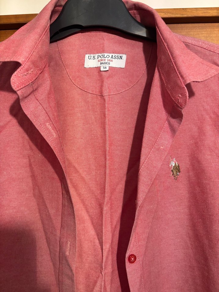 U.S POLO Pembe Kadın Gömlek - Görsel 2