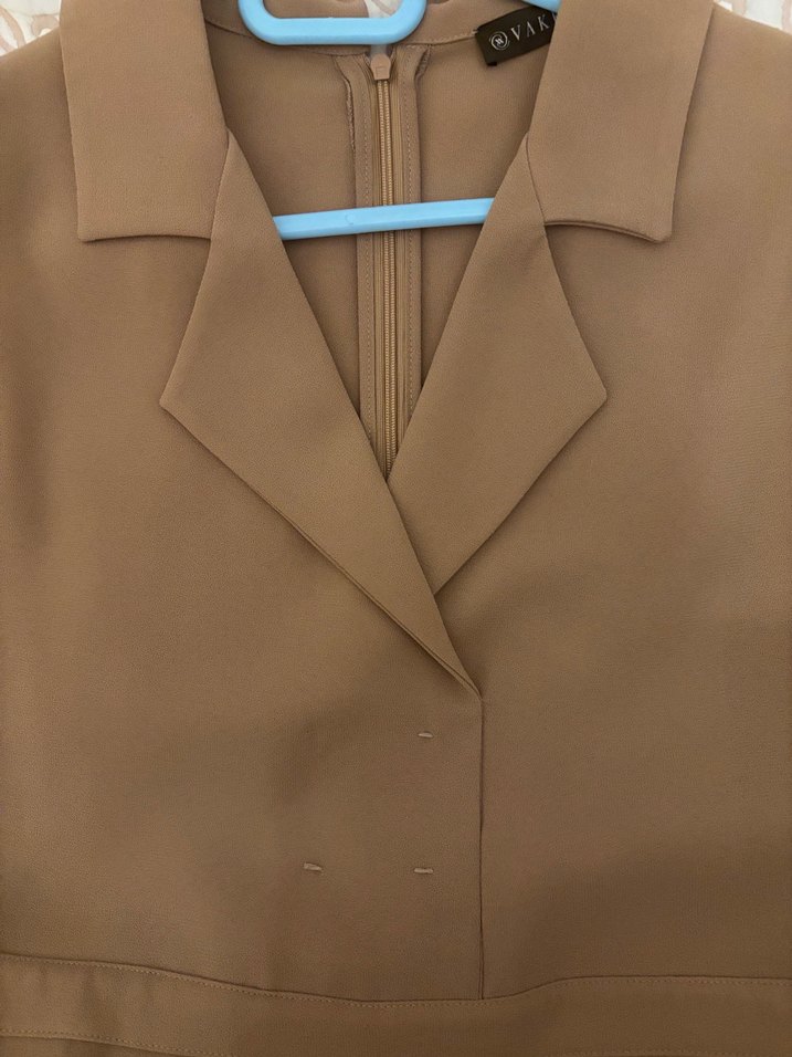 Vakko Camel V Yaka Tulum - Görsel 3