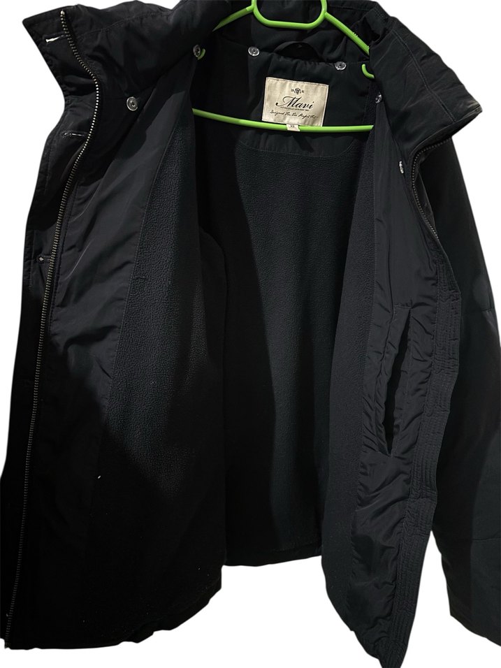 Mavi Marka Düğmeli Lacivert Kadın Mont - Görsel 4