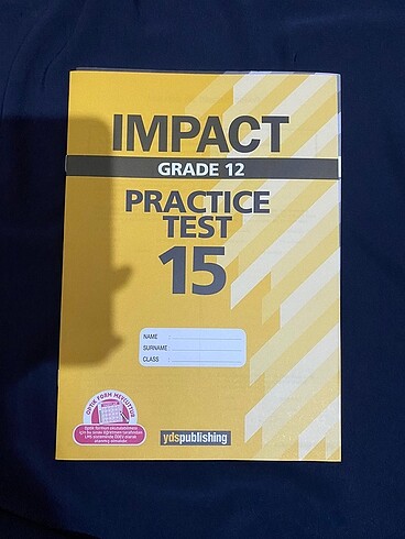  Beden Renk 12. sinif impact practice test 13 14 15 16