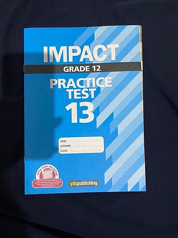  12. sinif impact practice test 13 14 15 16