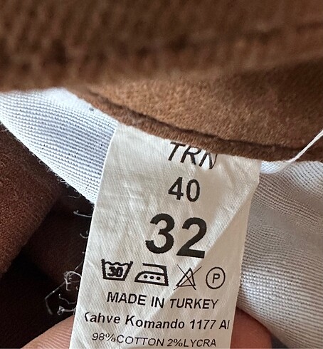 Diğer Koyu Kahverengi Erkek Pantolon Baggy